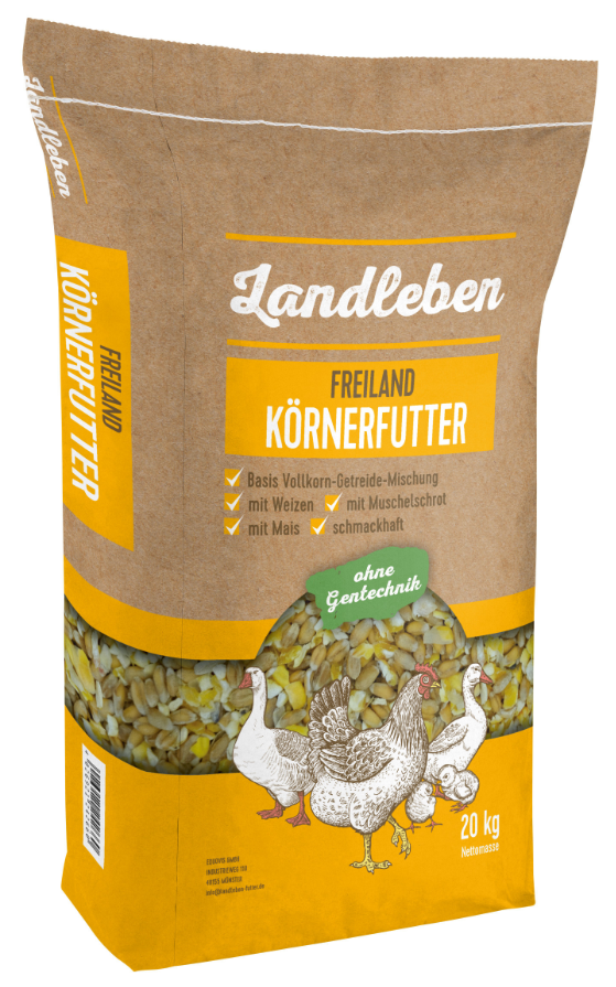 Landleben Freiland Körnerfutter